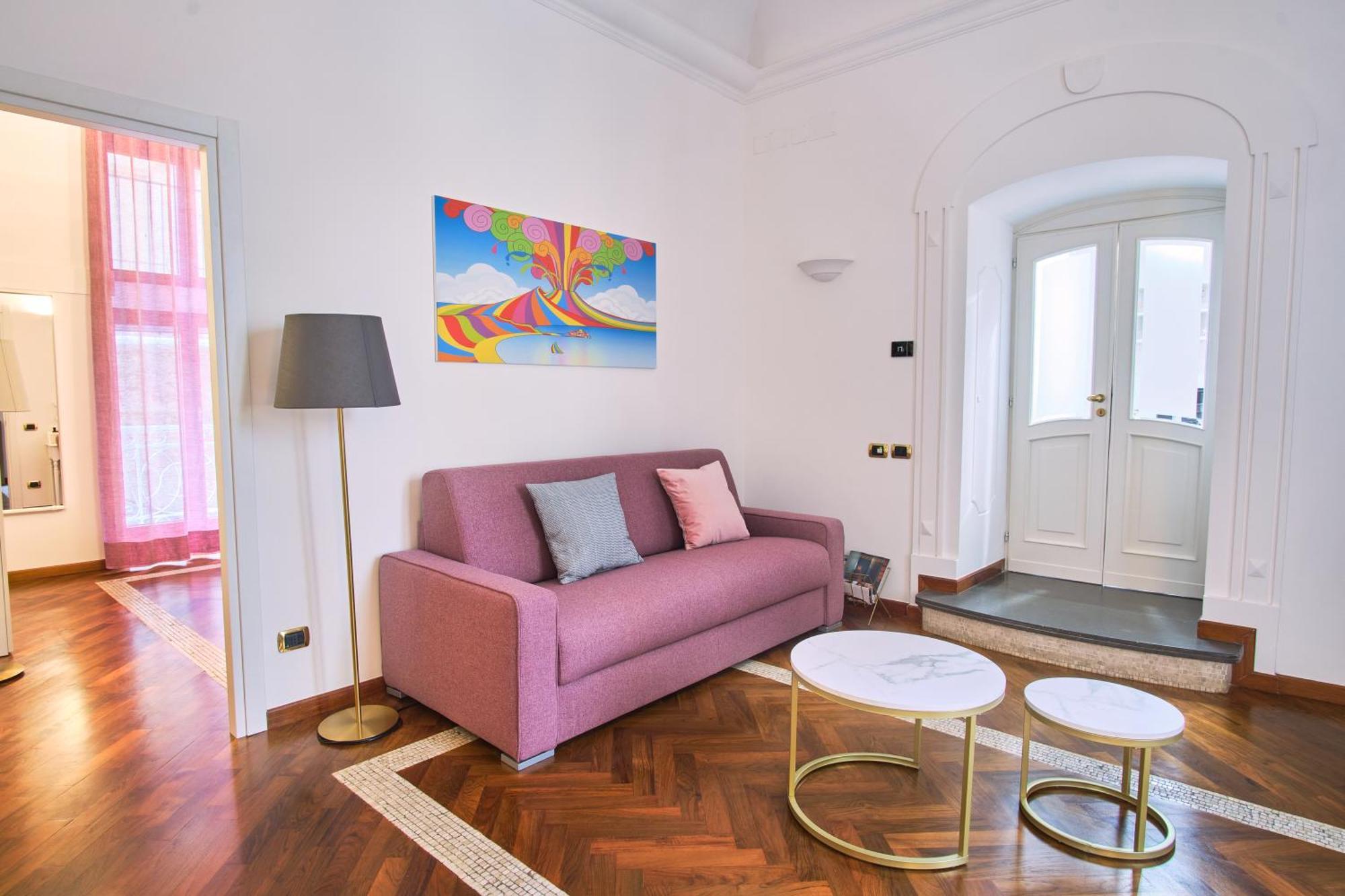 Pink Star Napoli Luxury Apartment ภายนอก รูปภาพ